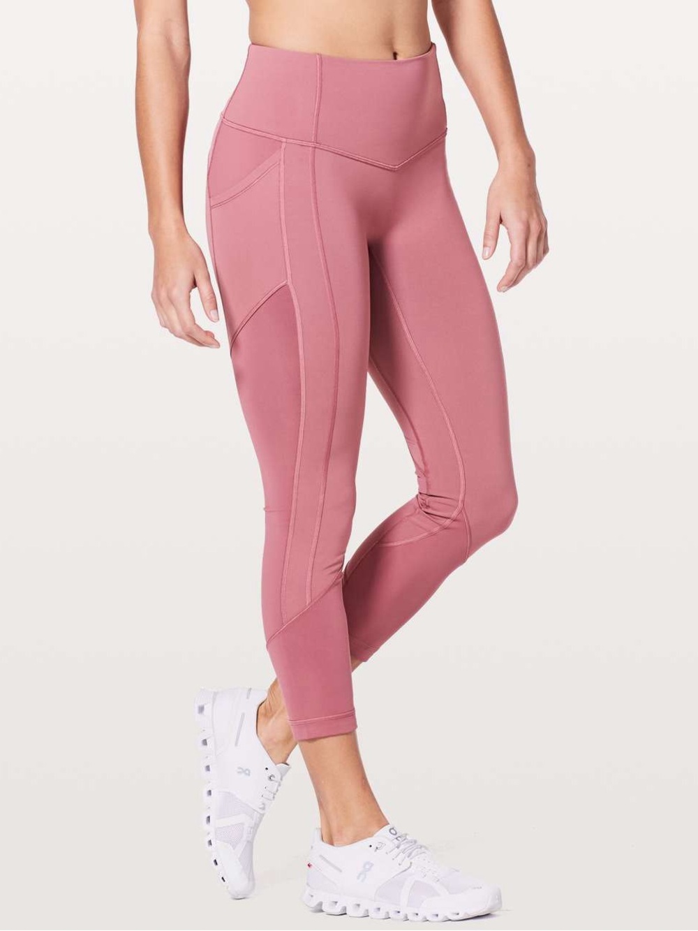 Lululemon All The Right Places Crop II 23" in moss rose Leggings - Size 6